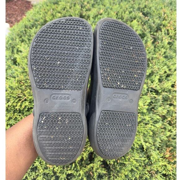 Crocs Bistro Adult Unisex‎ Work Clogs Size M8 W 10 Black Shoes - Picture 8 of 13